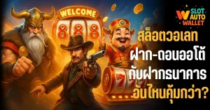 สล็อตวอเลท ฝาก-ถอนออโต้ vs การฝากผ่านธนาคาร-2025